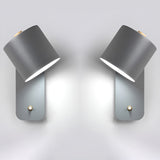 Hjemix | EasyPush Vegglampe - Rotérbar Mini Sylinder LED Lampe