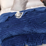 Hjemix | EliteWave Plaid - Ultrafluffy strukturert koralfleece teppe