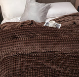 Hjemix | EliteWave Plaid - Ultrafluffy strukturert koralfleece teppe