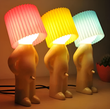 Hjemix | Bordlampe - Kreativ liten Shy Boy LED lampe