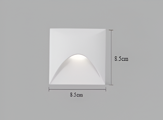Hjemix | LuminiPath - Vanntett IP65 Vegglampe - Innendørs og Utendørs Vegglampe - Bevegelsessensor Vegglampe LED