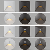 Hjemix | LuminiPath - Vanntett IP65 Vegglampe - Innendørs og Utendørs Vegglampe - Bevegelsessensor Vegglampe LED