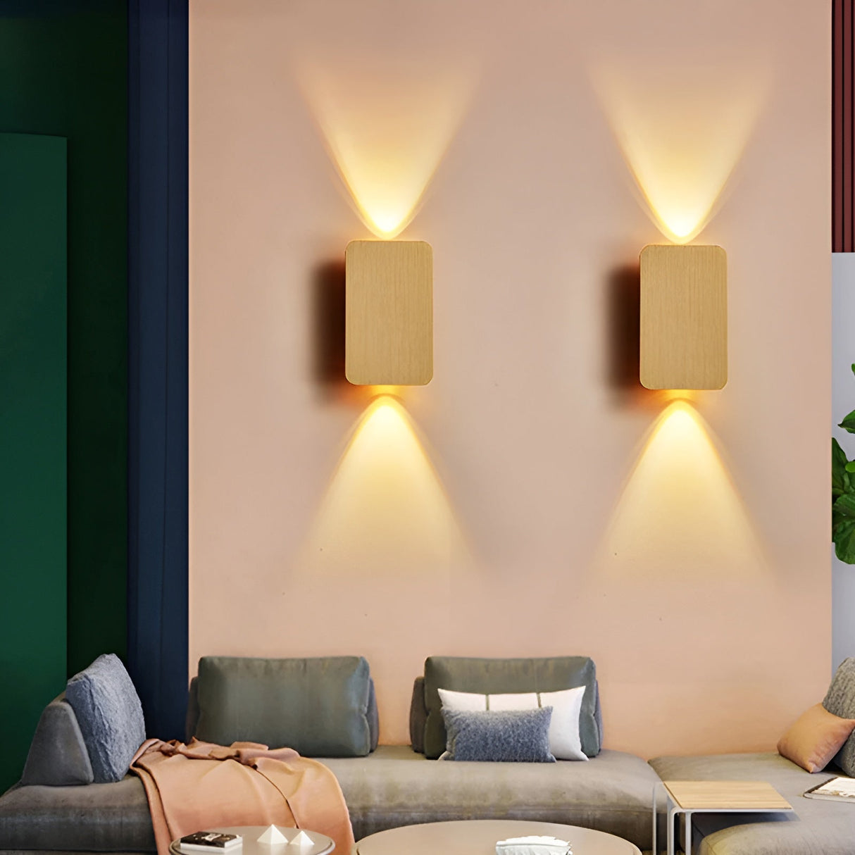 Hjemix | Luksus Skandinavisk LED Vegglampe - Elegant Belysning for Ethvert Rom