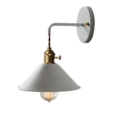Hjemix | Retro Vintage Vegglampe - Vintage-inspirert Kjegle Metall Vegglampe