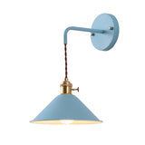 Hjemix | Retro Vintage Vegglampe - Vintage-inspirert Kjegle Metall Vegglampe