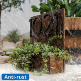 Hjemix | Svart Full House Number - Husnummer Moderne - Husnummer Skilt