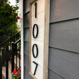 Hjemix | Svart Full House Number - Husnummer Moderne - Husnummer Skilt