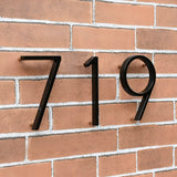 Hjemix | Svart Full House Number - Husnummer Moderne - Husnummer Skilt