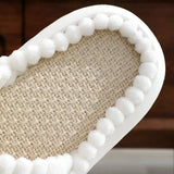 Hjemix | Sofie - Plush Lined Slippers with Cross Band