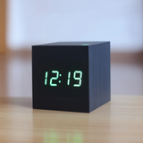 Hjemix | Digital LED Klokke - Kubeklokke - Treklokke