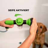 Hjemix | Dusj: Høytrykk, Justerbar Og Skumfôret For Enkel Hundebading.