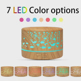 Hjemix | Ultrasonisk Aroma Diffuser Luftfukter med Fjernkontroll