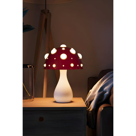 Hjemix | Lampe - Dekorativ Sopp Bordlampe