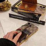 Hjemix | Luksusmerkeetui for iPhone med skulderveske