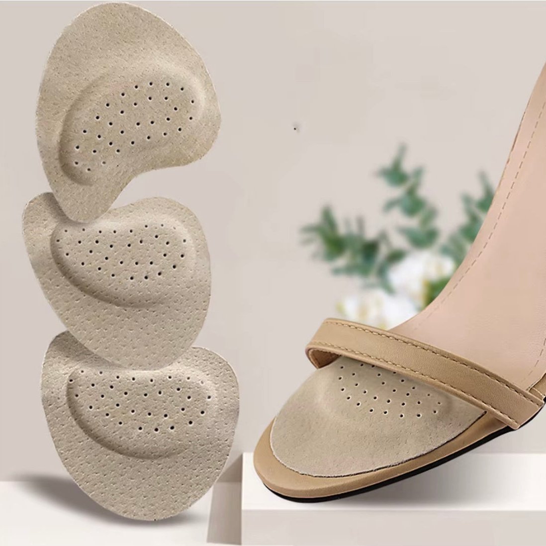 Hjemix | Antiskli fotputer for sandaler – Smertelindring for kvinner