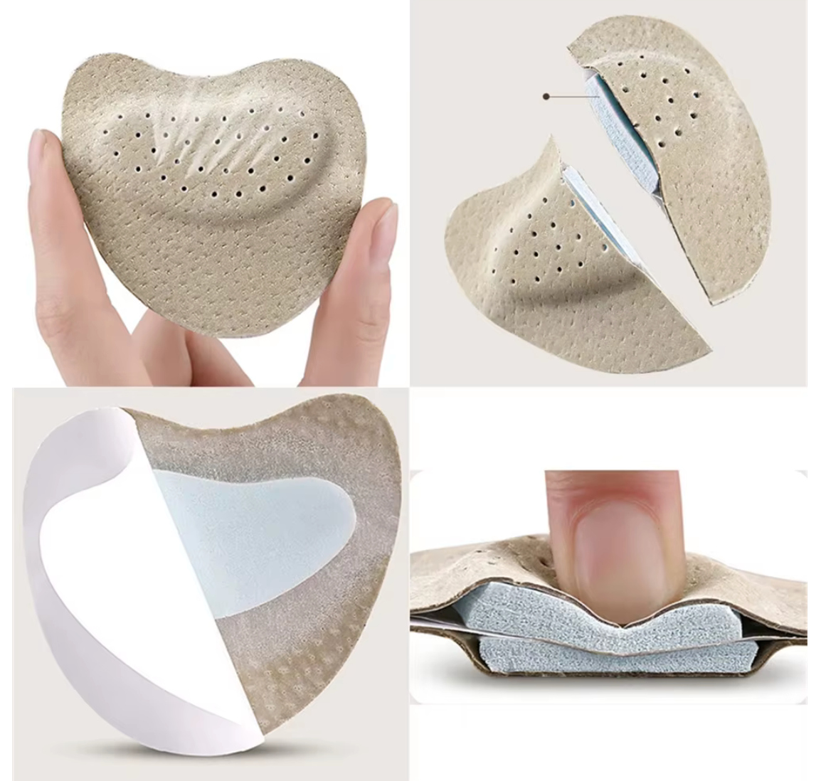 Hjemix | Antiskli fotputer for sandaler – Smertelindring for kvinner