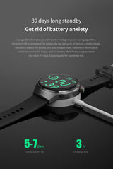 Hjemix | Gt4 Pro Smartwatch For Menn: Ip68 Nfc Gps Tracker, Amoled 360*360 Hd-Skjerm, Hjertefrekvens, Bluetooth-Samtale Begrenset Utgave