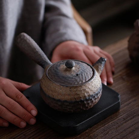 Hjemix | Japansk keramisk Kyusu tekande Kinesisk Kung Fu tekande drikkeutstyr 200ml