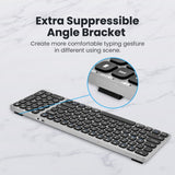 Hjemix | K4500 Trådløst Bluetooth Tastatur + Tre-modus Stille Lademus Sett