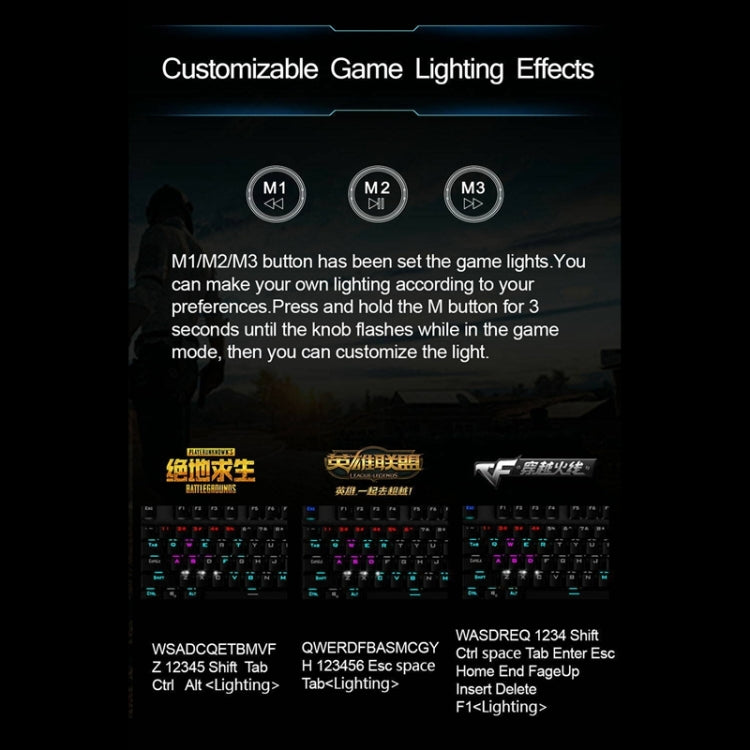 Hjemix | AULA F2088 108 Taster Blandet Lysbelegg Punk Mekanisk Brun Bryter Kablet USB Gaming Tastatur med Metalltast (Sølv)