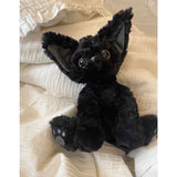 Hjemix | Kawaii svart katt kosedyr stuffed animal