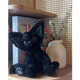Hjemix | Kawaii svart katt kosedyr stuffed animal