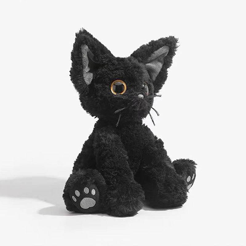 Hjemix | Kawaii svart katt kosedyr stuffed animal