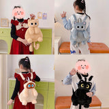 Hjemix | Søt Katt Plysj Ryggsekk