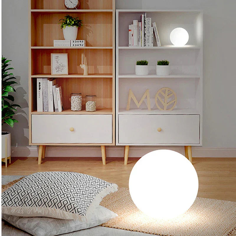 Hjemix | LED Ball Lampe - Donn - Oppladbar - Vanntett - For innendørs og utendørs