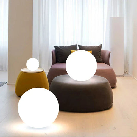 Hjemix | LED Ball Lampe - Donn - Oppladbar - Vanntett - For innendørs og utendørs