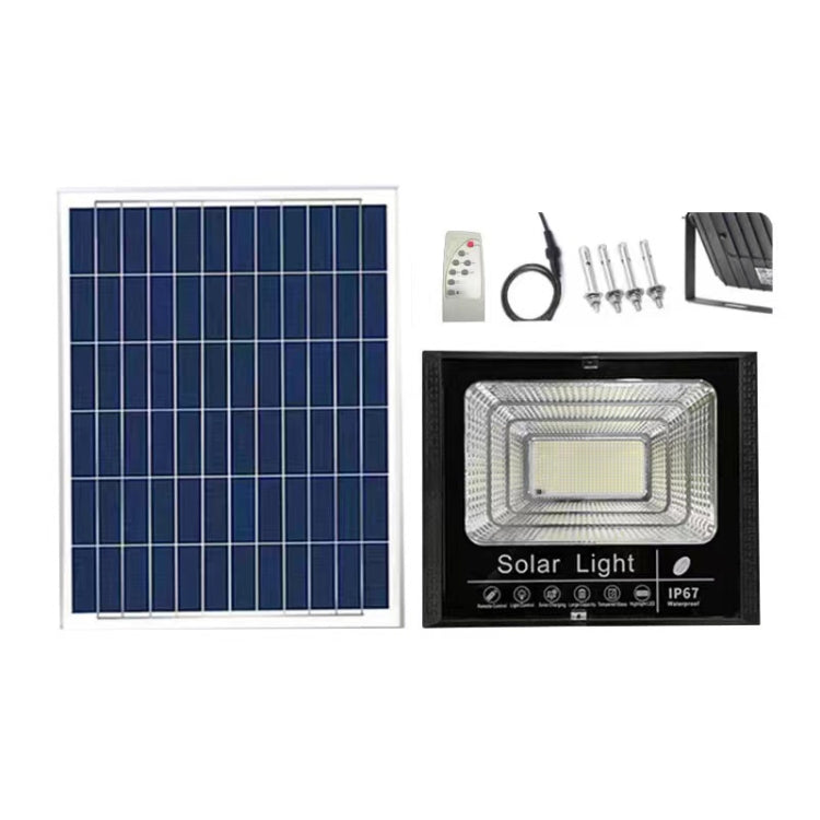 Hjemix | 10W 100 LED IP67 Vanntett Solkraft Flomlys med Fjernkontroll