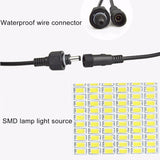 Hjemix | 10W 100 LED IP67 Vanntett Solkraft Flomlys med Fjernkontroll