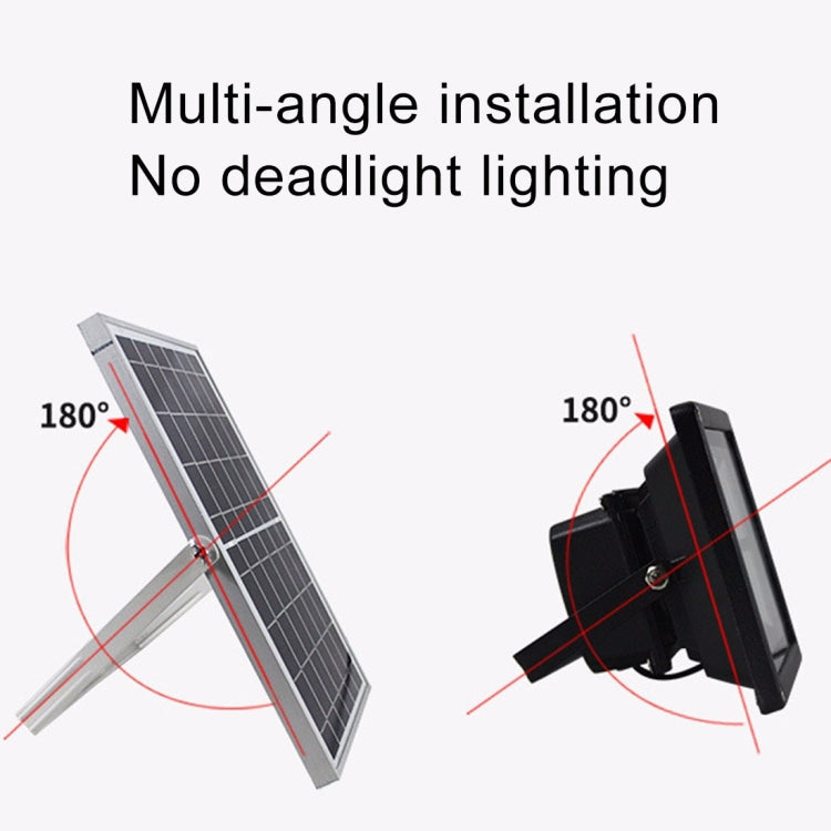 Hjemix | 10W 100 LED IP67 Vanntett Solkraft Flomlys med Fjernkontroll