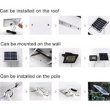 Hjemix | 10W 100 LED IP67 Vanntett Solkraft Flomlys med Fjernkontroll