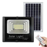 Hjemix | 10W 100 LED IP67 Vanntett Solkraft Flomlys med Fjernkontroll