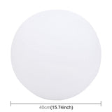 Hjemix | LEH-42321 40cm Rund Ball Solenergi Lampe, Flytende Hage Fargeforandrende LED Lys med 0.7W Monokrystallinsk Silisium Solcellepanel & Fjernkontroll (Hvit)