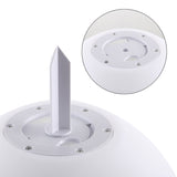 Hjemix | LEH-42321 40cm Rund Ball Solenergi Lampe, Flytende Hage Fargeforandrende LED Lys med 0.7W Monokrystallinsk Silisium Solcellepanel & Fjernkontroll (Hvit)