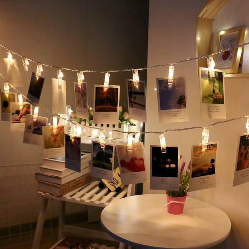 Hjemix | LED Klem Lys Kjede