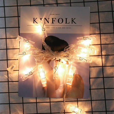 Hjemix | LED Klem Lys Kjede