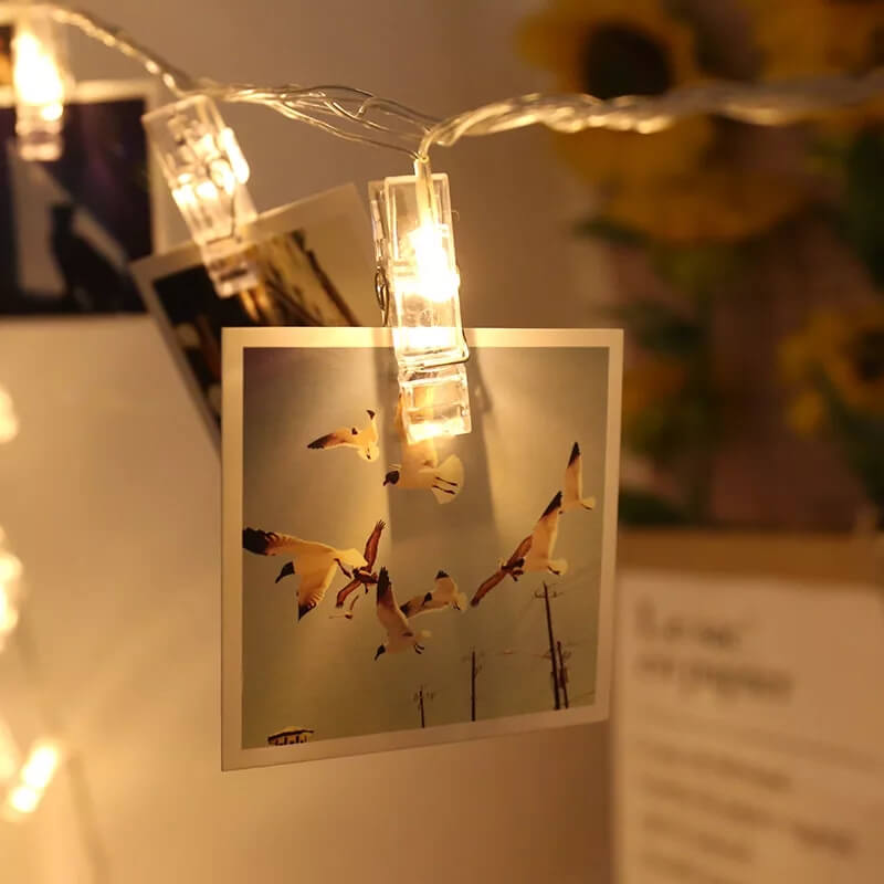 Hjemix | LED Klem Lys Kjede