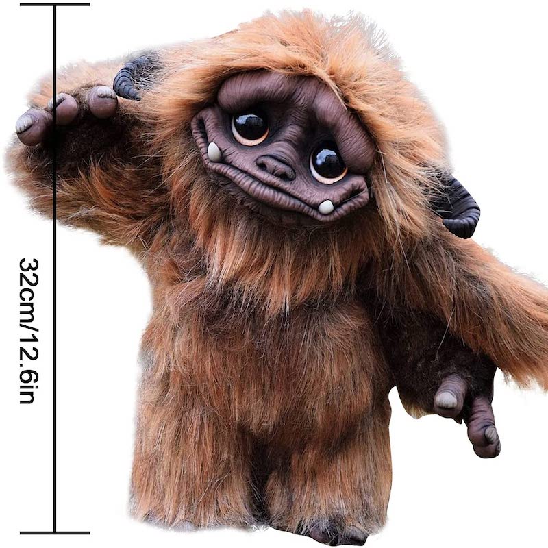 Hjemix | Labyrint Plush Doll Maze Worm Rødt Hår Stor Mund Monster Dyr Plush Doll Leketøy Søtt Morsomt Gave Plush Doll Hjem Decor