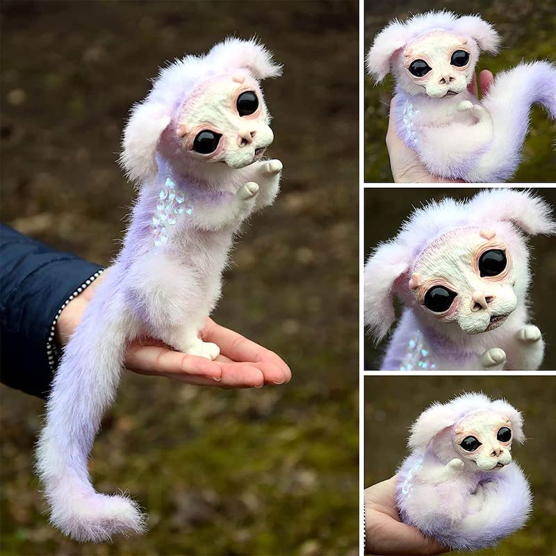Hjemix | Labyrint Plush Doll Maze Worm Rødt Hår Stor Mund Monster Dyr Plush Doll Leketøy Søtt Morsomt Gave Plush Doll Hjem Decor