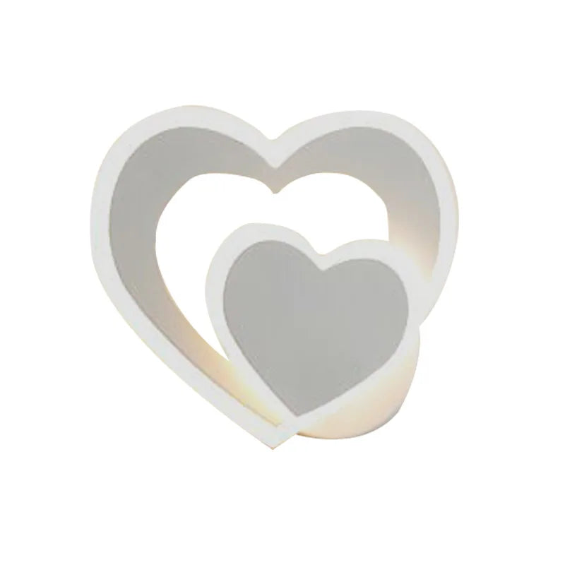 Hjemix | Hjerte Vegglampe | Romantisk Design | Enkel Installasjon - AtmosLove