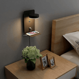 Hjemix | Nattlampe med lader - BrightHub - 330° Rotérbar - Ladestasjon
