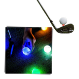 Pakke med 6 golfballer med LED-lys