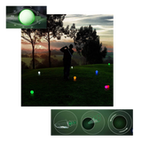 Pakke med 6 golfballer med LED-lys