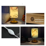 Hjemix | Japansk Lampe - Rose Lampe - Dimmbar - Nattlampe
