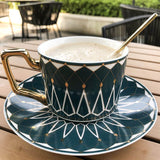 Hjemix | Square A Retro-Mønster Kaffe Krus