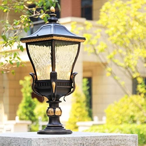 Hjemix | LumaLux Solenergi Utendørs Lantern | Værbestandig | Soldrevet | Hagebelysning for Terrasse og Inngangsområde