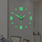 Hjemix | 3D-LED veggklokke – rammefri DIY design